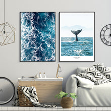 Load image into Gallery viewer, Whale Tail Wall Art Print
