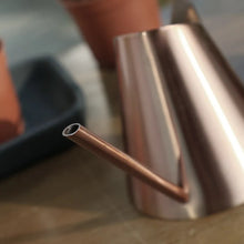 Load image into Gallery viewer, Bronze Stainless Steel Long Spout Watering Can
