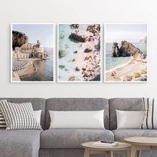 Load image into Gallery viewer, Amalfi Coast Sea Side Wall Print
