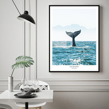 Load image into Gallery viewer, Whale Tail Wall Art Print
