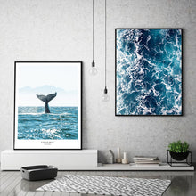 Load image into Gallery viewer, Whale Tail Wall Art Print
