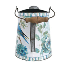 Load image into Gallery viewer, Floral Metal Watering Can Interior &amp; Exterior Use
