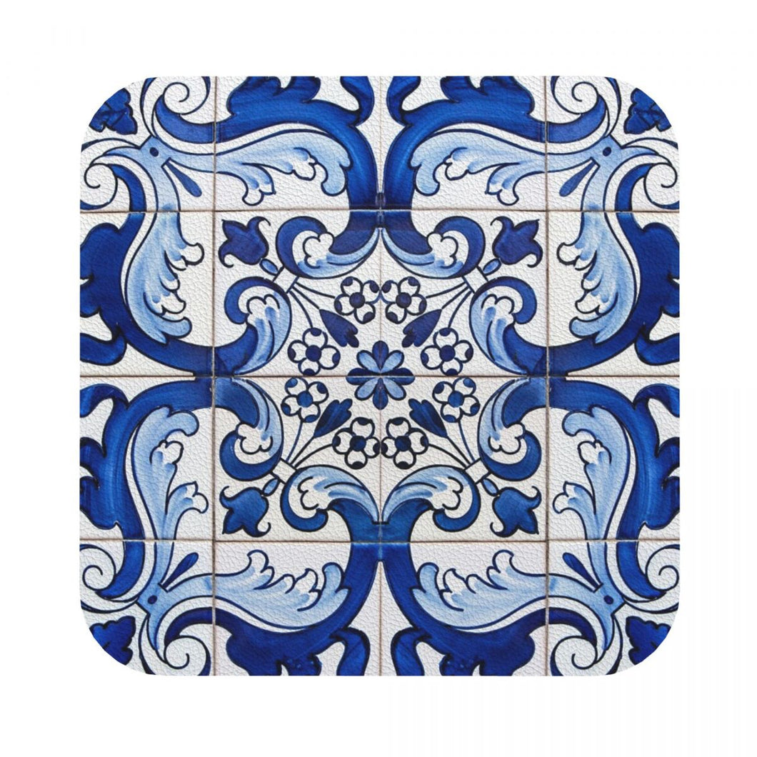 Lisbon Blue Floral Coaster