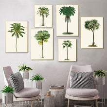 Load image into Gallery viewer, Vintage Tropical Palm Tree Print #1
