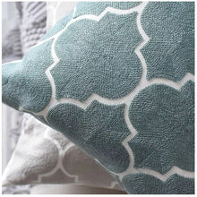 Load image into Gallery viewer, Moroccan Blue Embroidered Cushion Cover 45x45cm
