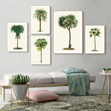 Load image into Gallery viewer, Vintage Tropical Palm Tree Print #1
