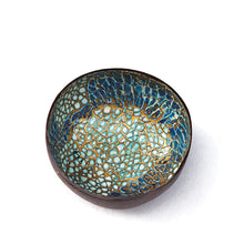 Load image into Gallery viewer, Handmade Coconut Shell Bowl - Turquoise
