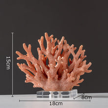 Load image into Gallery viewer, Small Red Resin Coral Ornament
