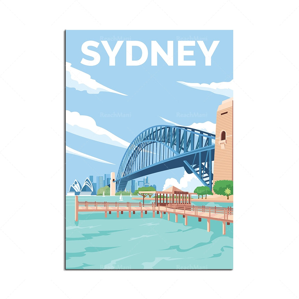 Iconic Australian Destination Prints - Sydney