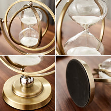 Load image into Gallery viewer, Vintage Metal Hourglass Timer

