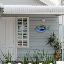 Load image into Gallery viewer, Metal Parrot Fish Wall Art
