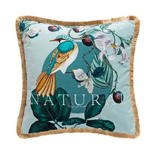 Load image into Gallery viewer, Natural Luxury Velvet Cushion Cover With Tassels

