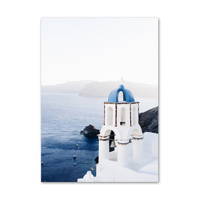 Greece Santorini Print #1