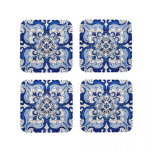 Load image into Gallery viewer, Lisbon Blue Floral Coaster
