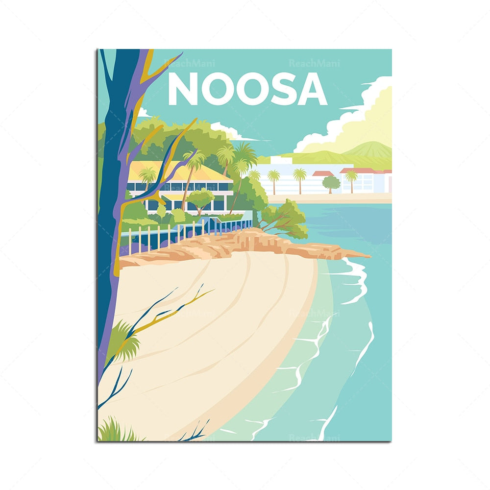 Iconic Australian Destination Prints - Noosa