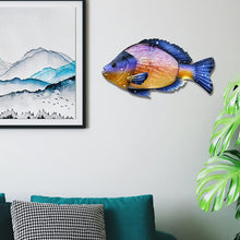 Load image into Gallery viewer, Metal Spotted Sun Fish Wall Art
