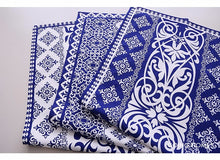 Load image into Gallery viewer, Blue &amp; White Cotton Multi Purpose Table Mats - 3 Variants
